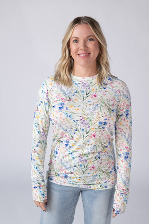 Blair Long Sleeve Top - Cottage Floral by Michelle Mae