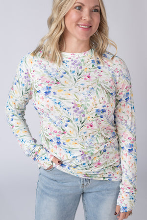 Blair Long Sleeve Top - Cottage Floral by Michelle Mae