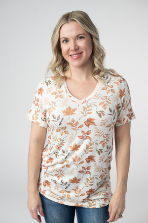 Sophie Top - Autumn Leaves by Michelle Mae
