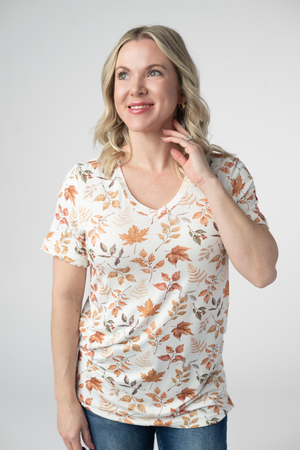 Sophie Top - Autumn Leaves by Michelle Mae