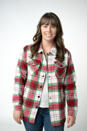 PREBOOK Norah Shacket - Christmas Plaid