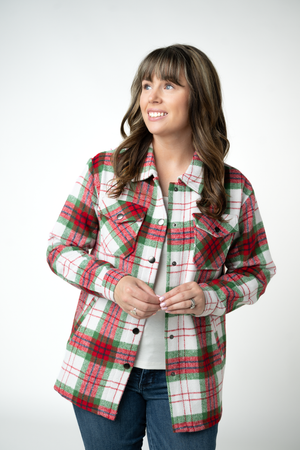 PREBOOK Norah Shacket - Christmas Plaid