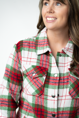 PREBOOK Norah Shacket - Christmas Plaid