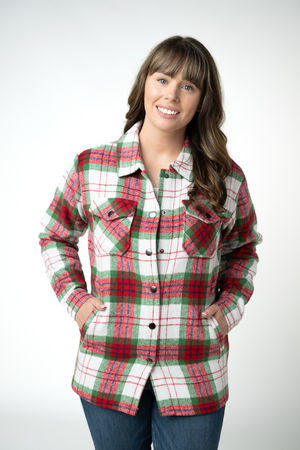PREBOOK Norah Shacket - Christmas Plaid