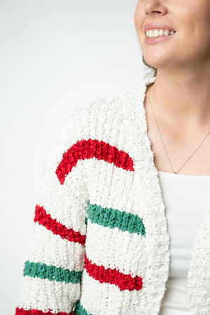 PREBOOK Christmas Striped Cardigan