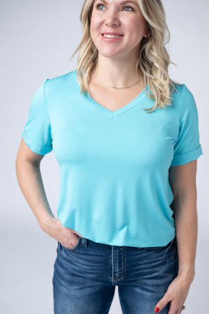 Sophie Tee - Aqua Blue by Michelle Mae