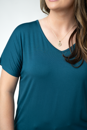 Chloe Cozy Top - Teal by Michelle Mae