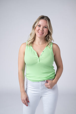Addison Tank - Lime by Michelle Mae