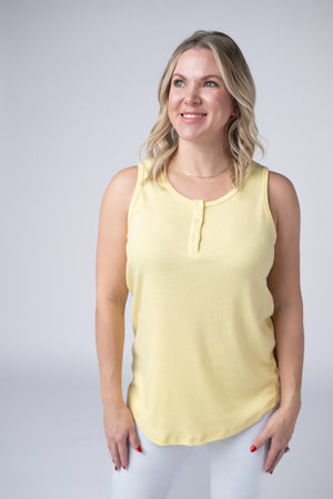 Alison Henley Tank - Yellow by Michelle Mae
