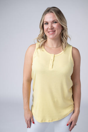 Alison Henley Tank - Yellow by Michelle Mae