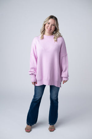 Aurora Cozy Sweater - Lilac by Michelle Mae