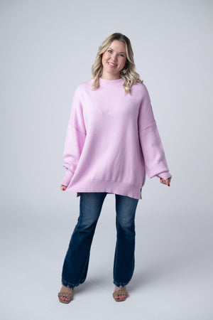 Aurora Cozy Sweater - Lilac by Michelle Mae