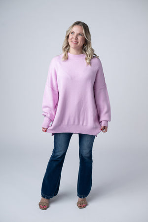 Aurora Cozy Sweater - Lilac by Michelle Mae
