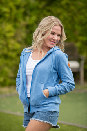 Fullzip Hoodie - Blue by Michelle Mae