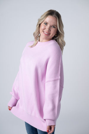 Aurora Cozy Sweater - Lilac by Michelle Mae