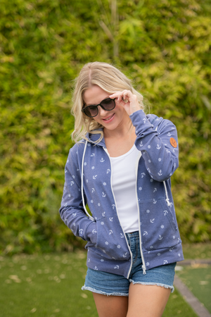 Fullzip Hoodie - Nautical Navy by Michelle Mae
