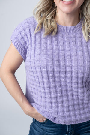 Kelly Knitted Top - Lavender by Michelle Mae