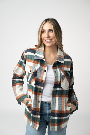 PREBOOK Norah Shacket - Harvest Plaid