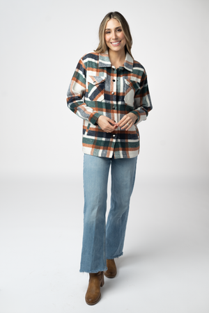 PREBOOK Norah Shacket - Harvest Plaid