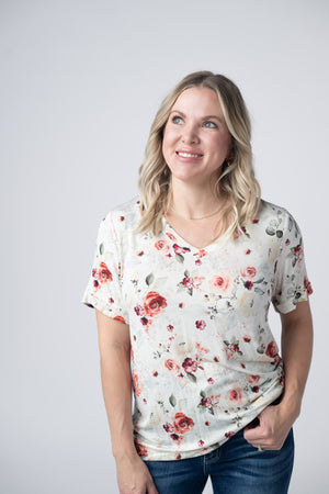 Sophie Tee - Pink Bloom by Michelle Mae