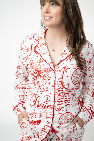 PREBOOK Pajama Top and Pants Set - Merry & Bright