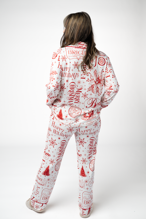 PREBOOK Pajama Top and Pants Set - Merry & Bright