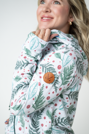 PREBOOK Fullzip Hoodie - Berry + Pine