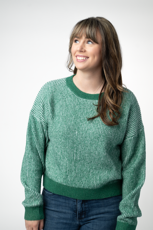 PREBOOK Josie Cozy Crew Sweater - Green