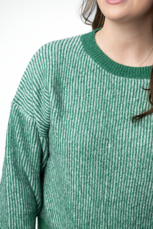 PREBOOK Josie Cozy Crew Sweater - Green