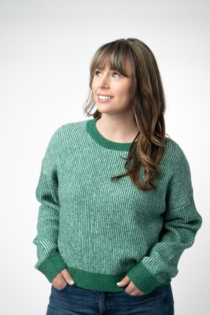 PREBOOK Josie Cozy Crew Sweater - Green