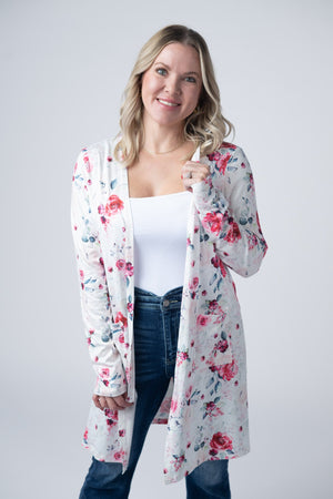 Classic Cardigan - Pink Bloom by Michelle Mae