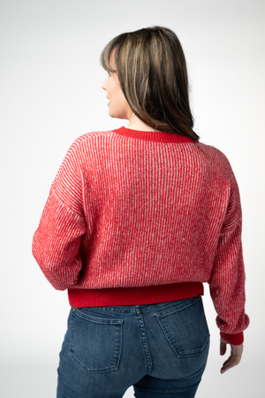 PREBOOK Josie Cozy Crew Sweater - Red