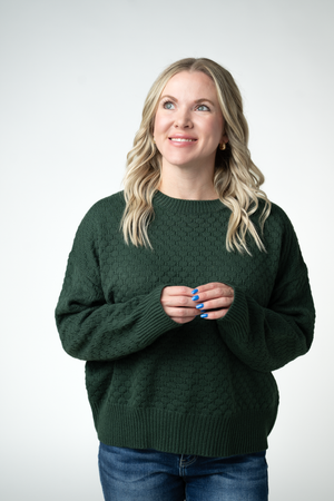 PREBOOK Gianna Pullover Sweater - Forest Green