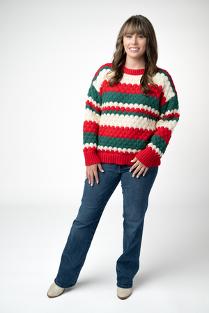 PREBOOK Christmas Stripes Sweater