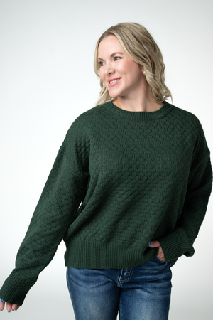 PREBOOK Gianna Pullover Sweater - Forest Green