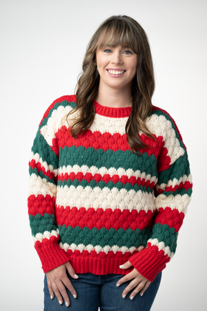 PREBOOK Christmas Stripes Sweater