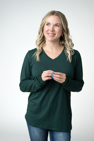 PREBOOK Larissa Long Sleeve - Evergreen