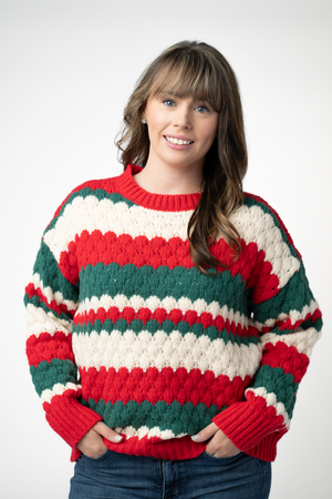 PREBOOK Christmas Stripes Sweater
