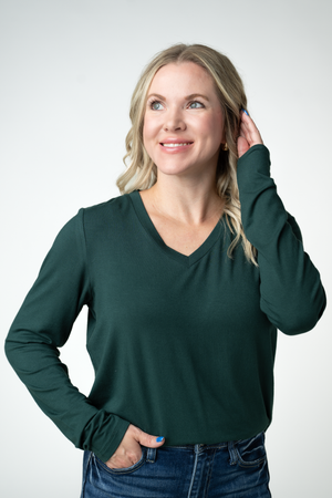 PREBOOK Larissa Long Sleeve - Evergreen