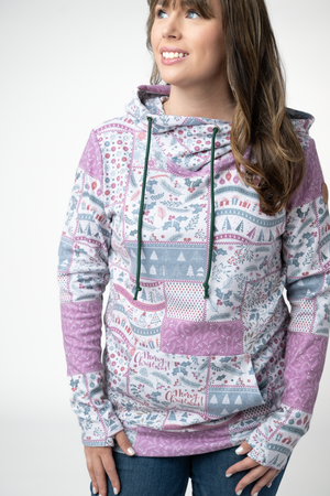 PREBOOK Ashley Hoodie - Holiday Patchwork