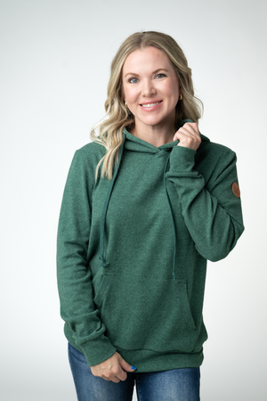 PREBOOK Hailey Hoodie - Heathered Evergreen