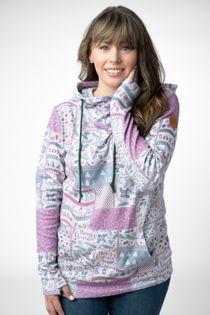 PREBOOK Ashley Hoodie - Holiday Patchwork