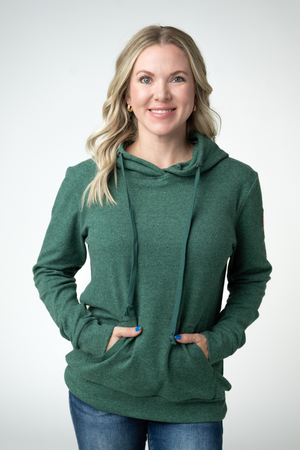 PREBOOK Hailey Hoodie - Heathered Evergreen