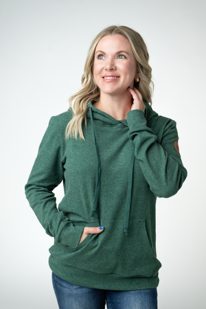 PREBOOK Hailey Hoodie - Heathered Evergreen