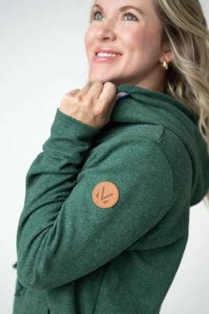 PREBOOK Hailey Hoodie - Heathered Evergreen