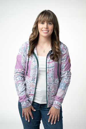 PREBOOK Fullzip Hoodie - Holiday Patchwork