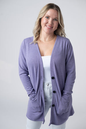 Cori Cardigan - Lavender by Michelle Mae