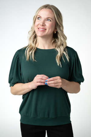 PREBOOK Katie Cozy Top - Evergreen