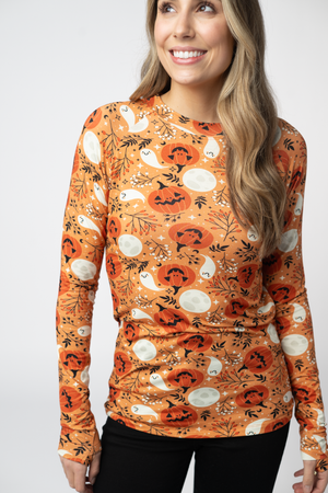 Blair Long Sleeve Top - Spooky Autumn by Michelle Mae