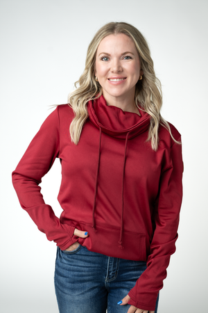 PREBOOK Cloud Funnel Neck - Cranberry